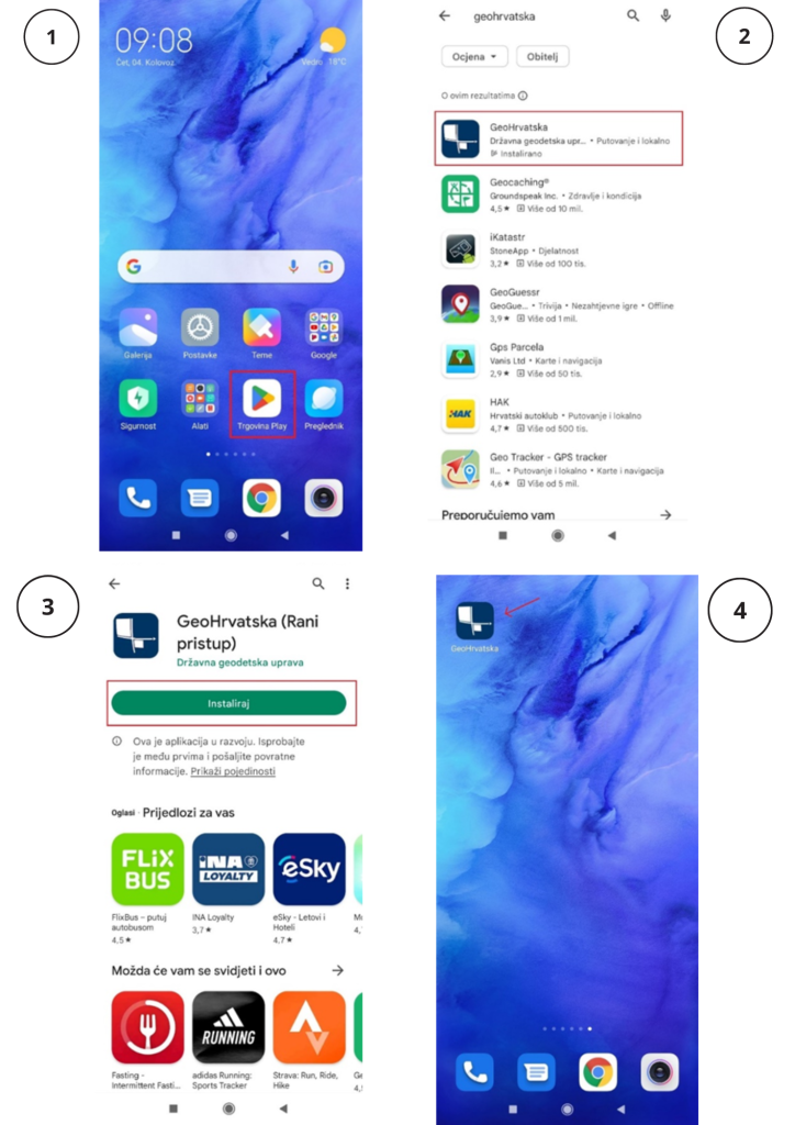geoHrvatska na Google Play